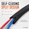Kable Kontrol Self-Closing Woven Wrap Braided Cable Sleeving - 1/2in ID - 164ft - Black BSWW-050-BK-164 - alternate 3