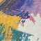 Homeroots 5' X 8' Gold Purple And Teal Blue Abstract Washable Indoor Outdoor Area Rug 611217 - alternate 4
