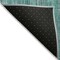Homeroots 8' X 10' Teal Blue Aqua And Gray Striped Washable Indoor Outdoor Area Rug 577268 - alternate 4