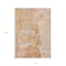 Homeroots 10' X 14' Salmon Abstract Washable Indoor Outdoor Area Rug 607817 - alternate 4