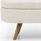 Homeroots 44" Beige and Brown Linen Upholstered Storage Bench with Flip Top 555443 - alternate 5