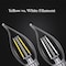 Feit Electric Feit White BA10 E12 (Candelabra) Filament LED Bulb Soft White 40 Watt Equivalence 4 pk BPCFC40927WFIL4 - alternate 2
