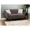 Homeroots 61in Charcoal And Black Loveseat and Toss Pillows 247986 - alternate 3