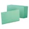 Oxford Unruled Index Cards, 4 x 6, Green, 100PK 7420 GRE - alternate 1