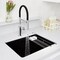 Blanco Liven SILGRANIT 25in Single Bowl Dual Mount Laundry Sink - Coal Black 442924 - alternate 3