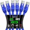 Maximm Cat6 Ethernet Cable 3ft 10Gbps 550MHz UTP, 6PK, Blue, 6PK BL6PK05 - alternate 1