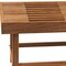 Homeroots 18" X 38" Brown Teak Rectangular Shower Bench 549384 - alternate 3