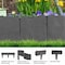 Pure Garden Garden Edging 10-PC Outdoor Decorative Bed Border Set 8 ft Interlocking Stone Trim Landscaping 50-LG1458 - alternate 3