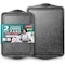Bakken- Swiss BAKKEN 2-Piece Nonstick Cookie Sheet Set, Medium and Large, Gray Silicone Handles, Oven Safe BKB22GRYMAR - alternate 1