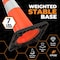 Xpose Safety Slim Line Traffic Safety Cone, 28 in, 6 in & 4 in Reflective Collar, DOT Approved, Orange, 24 pk OTC28SL-64-24-X - alternate 2