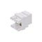 Monoprice Cat6 Rj 45 180 Degree Jack, White 15695 - alternate 3