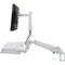 Ergotron SV Sit Stand Combo Arm Pan Wht 45-583-216 - alternate 2