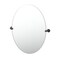 Gatco Reveal 32" Frameless Oval Mirror, Matte Black 4669MXLG - alternate 1