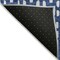 Homeroots 3' X 5' Navy Blue And Ivory Geometric Washable Indoor Outdoor Area Rug 613789 - alternate 4