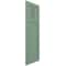 Ekena Millwork True Fit PVC San Miguel Mission Style Fixed Mount Shutters, Track Green, 12W x 32H, PR TFP001SM12X032TG - alternate 3