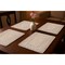 Homeroots 19" Set of Four Ivory And Natural Jute Placemats 534174 - alternate 1