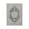 Homeroots 9' X 12' Black And Ivory Oriental Washable Indoor Outdoor Area Rug 597726 - alternate 3