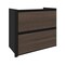 Bestar Connexion 34W Add-On Lateral File Cabinet, Antigua & Black 93620-000052 - alternate 1