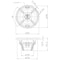 Faital Pro 10-in Midbass Speaker 4-Ohms w/3-in Voice Coil 1000 Watt Max Power Capacity Triple Roll Surround Ne 10FH500-4 - alternate 2