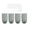 Zwilling Sorrento 8-pc Double-Wall Latte Glass and Straw Set 1010857 - alternate 1