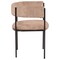 Leisuremod Cyril Collection Modern Chair in Light Brown Velvet CDC22LBR - alternate 5