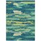 Homeroots 3' X 5' Emerald And Lime Green Abstract Washable Indoor Outdoor Area Rug 612497 - alternate 3