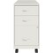 Nusparc 3-Drawer Mobile Organizer Vertical File Cabinet, 14.2" x 18" x 26.7", White NPRVF318CMWE - alternate 1