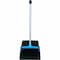 Impact Genuine Joe Lobby Dust Pan, 11.50in Wide, Polyvinyl Chloride (PVC) Handle, Blue, Black T0013-01 - alternate 1