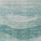 Homeroots 8' X 10' Teal Blue And Aqua Abstract Washable Indoor Outdoor Area Rug 604992 - alternate 3