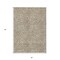 Homeroots 5' X 8' Beige And Brown Abstract Washable Indoor Outdoor Area Rug 599779 - alternate 3