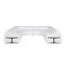 Homeroots White Italian Leather Power Reclining U Shaped Eight Piece Corner Sectional With Console 634680 - alternate 1