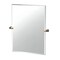 Gatco A-Line 31.5" Frameless Rectangle Mirror, Brass/Matte Black 5679S - alternate 1