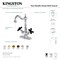Kingston Brass Double-Handle Vessel Sink Faucet, Polished Nickel KS1496PKX - alternate 2