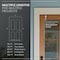 M-D Building Products Building Products 81'' Vinyl-Coated Foam Top and Sides Door Seal for Doors with Kerf/Channel Beige 91800 - alternate 4