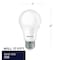 Bulbrite 14-Watt 100-Watt Equivelant A21 LED Light Bulb Medium Base E26 Clear 3-Way 3000k, 4PK 862741 - alternate 6