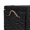Happimess Jacob 31.5in Hand-Woven Wicker Storage Trunk, Distressed Black HPM9003D - alternate 3