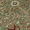 Homeroots 5' X 8' Fern Green Brown And Red Floral Washable Indoor Outdoor Area Rug 603414 - alternate 3