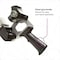 3M Handheld Tape Dispenser, 2 in Max. Tape Width, 3 in Tape Core Dia., Pistol, Metal, Plastic, Black HB903 - alternate 4
