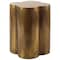 Homeroots 22" Brass And Antique Brass Brass End Table 380686 - alternate 1