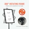 Vevor Pedestal Sign Holder Adjustable Poster Stand 11 x 17 Inch Round Base SW-02 - alternate 4