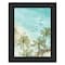 Homeroots SURFING FROM AFAR Black Framed Print Wall Art 529750 - alternate 3
