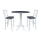 Whitewood Industries Extension Dining Tables, 45 in L, 38 in H, Parawood Top K05-42DPT-6B-S61332 - alternate 1