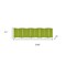 Homeroots 71" Green Iron Folding Nine Panel Screen Room Divider 370383 - alternate 4