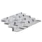 Apollo Tile 11x13 Bardiglio Nuvolato, Bianco Carrara Marble Floor and Wall Mosaic Tile 4.95sqft/case, 5PK APLSE88H11A - alternate 3