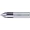 Pferd PFERD Deburring End Mill, 6 flutes, 60Deg 1/2'' Dia, 7/16'' APMX, 3-1/2'' OAL, cylindrical shank 23003019 - alternate 1