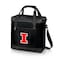 Picnic Time Family Of Brands NCAA Illinois Fighting Illini Montero Tote Cooler Bag - Soft Cooler Bag - Picnic Tote, Black 604-00-179-214-0 - alternate 1