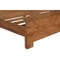 Homeroots Brown Live Edge Bow Joint Solid Wood King Bed Frame 604634 - alternate 5