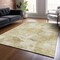 Homeroots 5' X 8' Beige Tan And Ivory Floral Washable Indoor Outdoor Area Rug 588529 - alternate 3