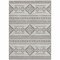 Homeroots 9' X 12' Beige And Brown Southwestern Washable Indoor Outdoor Area Rug 593646 - alternate 5