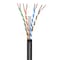 Syston Cable Technology Cat 6A Ethernet Cable UTP Bulk, 100ft, Black, 750MHz 23AWG Solid Copper, CMR Riser-Rated for PoE Lan BULK1476-100BK - alternate 1